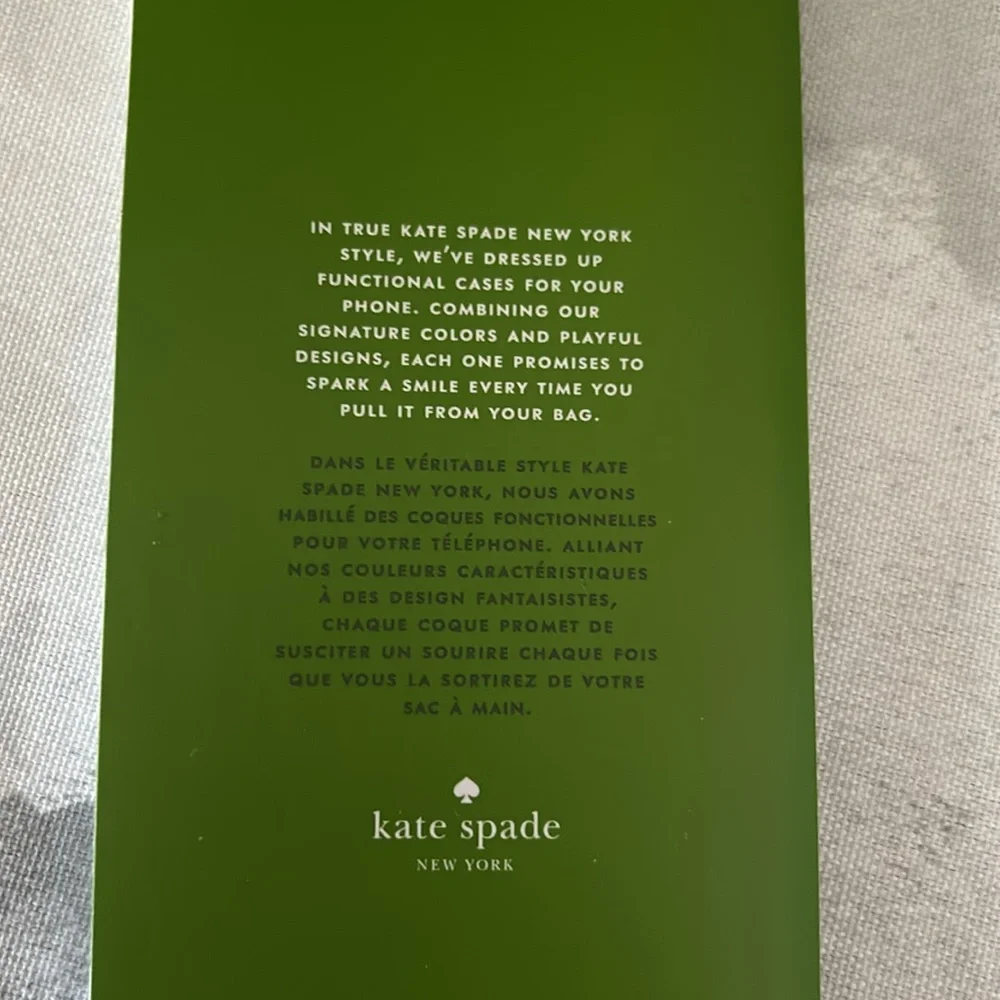 Kate Spade Gold Saffiano Leather Zip Around Wristlet Wallet Storybook Lining NIB - Picture 16 of 16